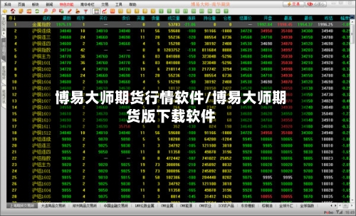 博易大师期货行情软件/博易大师期货版下载软件