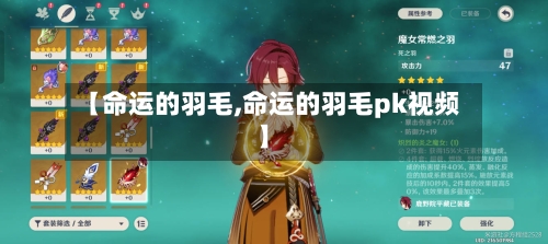 【命运的羽毛,命运的羽毛pk视频】-第2张图片