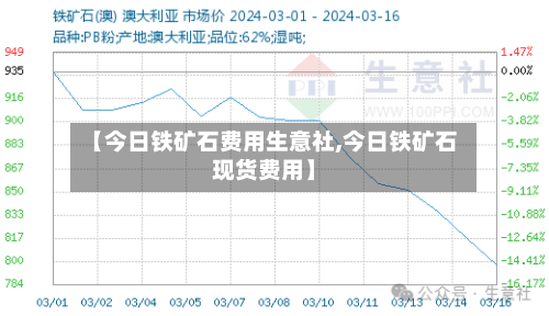 【今日铁矿石费用生意社,今日铁矿石现货费用】