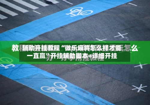 辅助开挂教程“微乐麻将怎么样才能一直赢”开挂辅助脚本+详细开挂-第2张图片