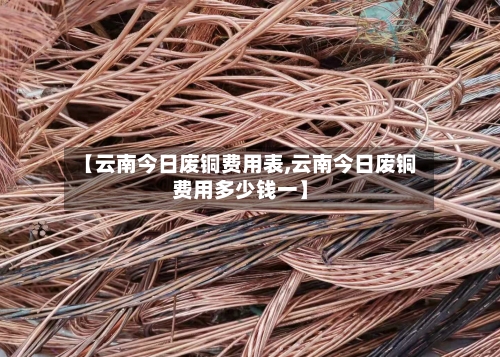 【云南今日废铜费用表,云南今日废铜费用多少钱一】-第2张图片