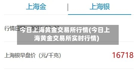 今日上海黄金交易所行情(今日上海黄金交易所实时行情)-第3张图片