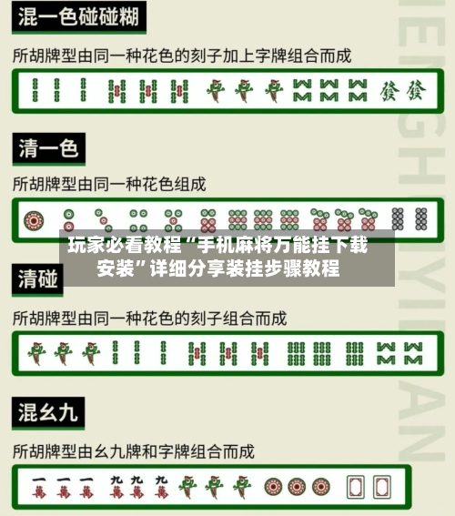 玩家必看教程“手机麻将万能挂下载安装”详细分享装挂步骤教程-第2张图片