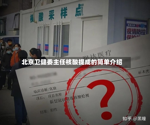 北京卫健委主任核酸提成的简单介绍-第2张图片