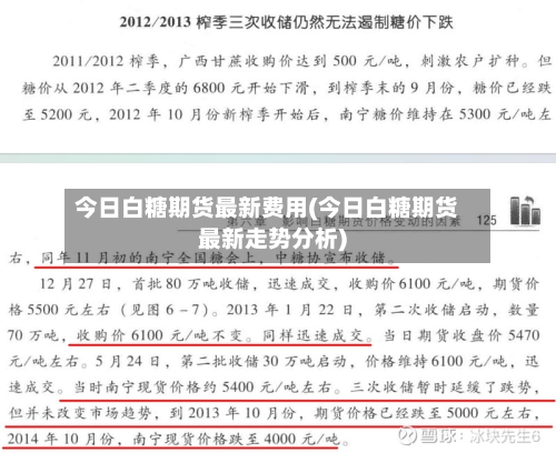 今日白糖期货最新费用(今日白糖期货最新走势分析)-第3张图片