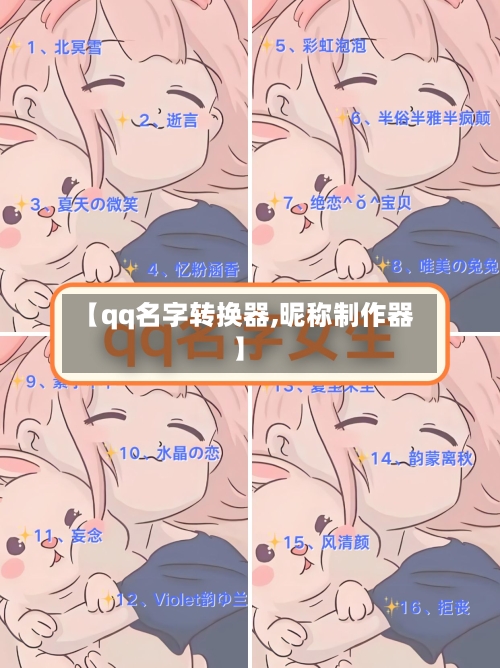 【qq名字转换器,昵称制作器】