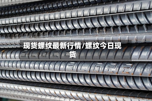 现货螺纹最新行情/螺纹今日现货-第2张图片