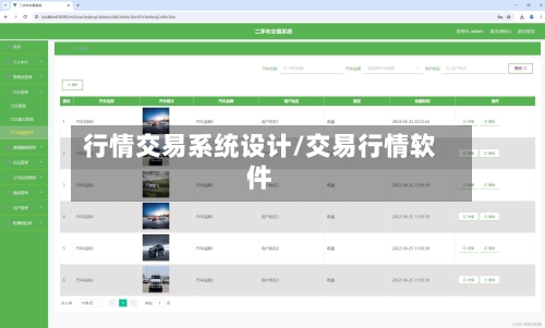 行情交易系统设计/交易行情软件-第2张图片