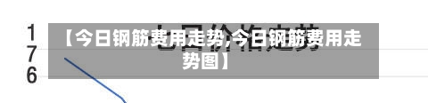 【今日钢筋费用走势,今日钢筋费用走势图】