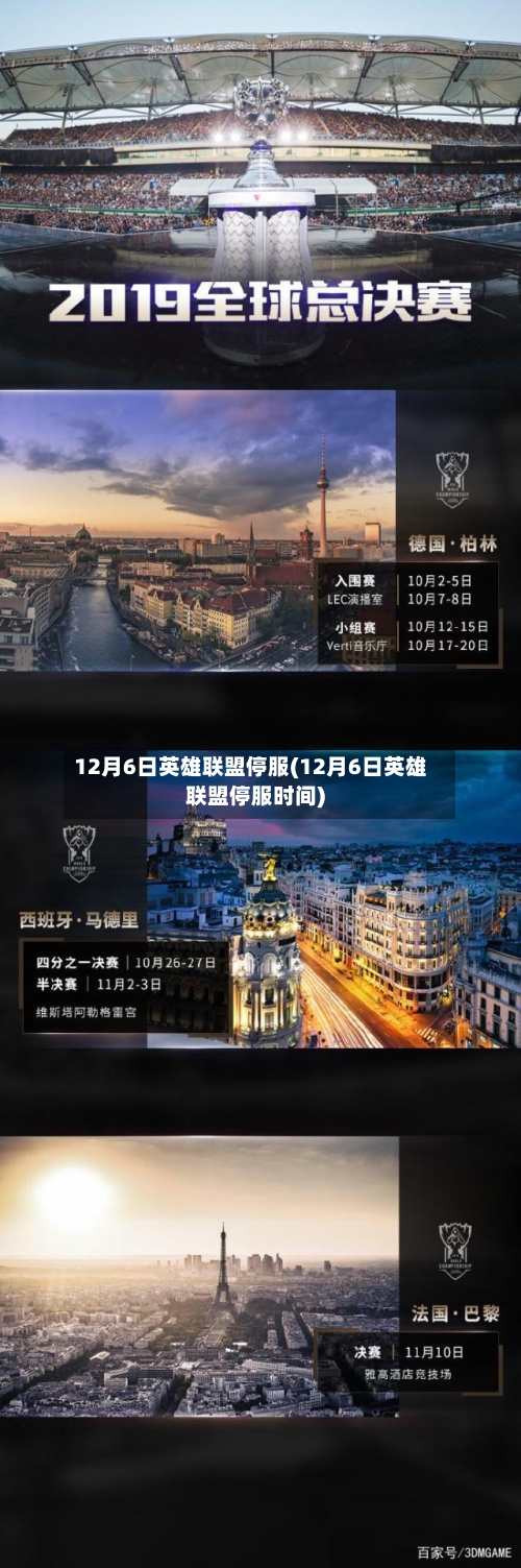 12月6日英雄联盟停服(12月6日英雄联盟停服时间)