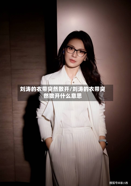 刘涛的衣带突然散开/刘涛的衣带突然散开什么意思