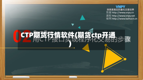 CTP期货行情软件(期货ctp开通)